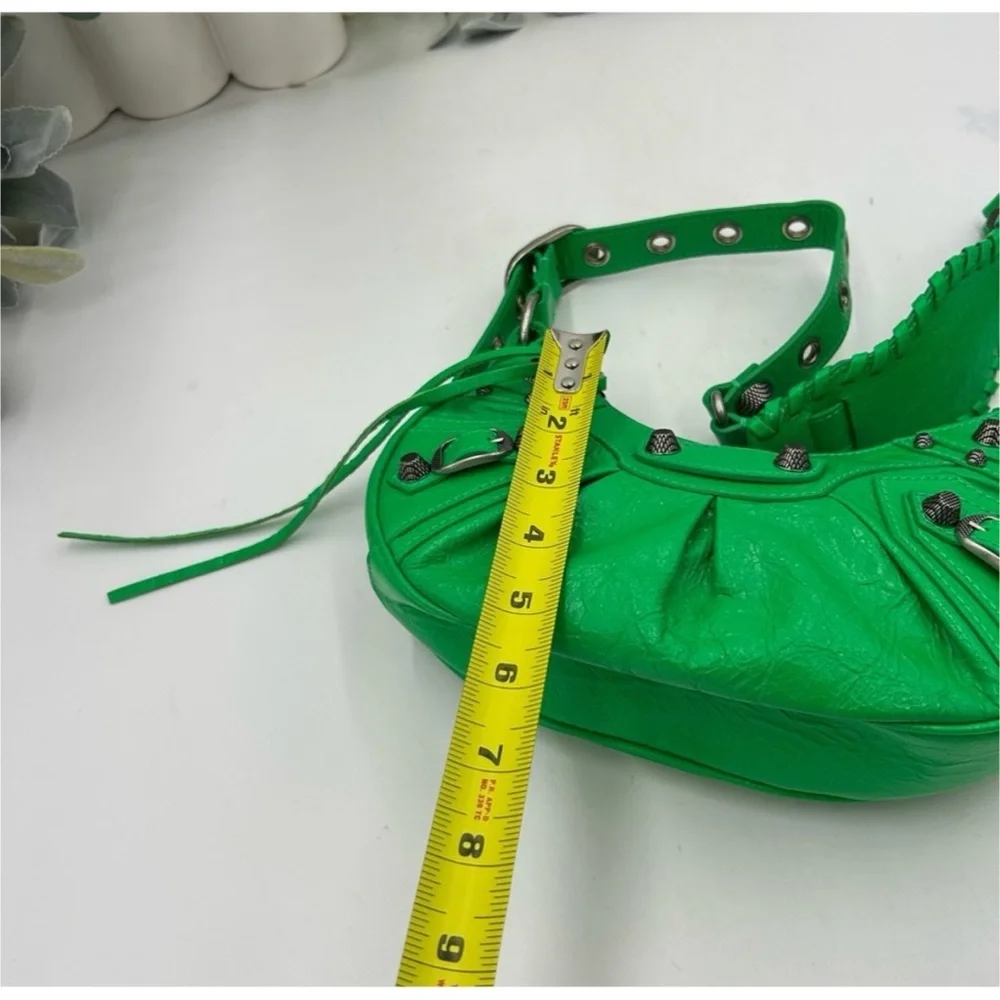 Balenciaga Le Cagole shoulder bag in vivid green NWT